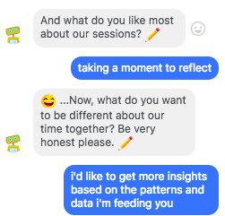 Really great example of using chatbots for business.